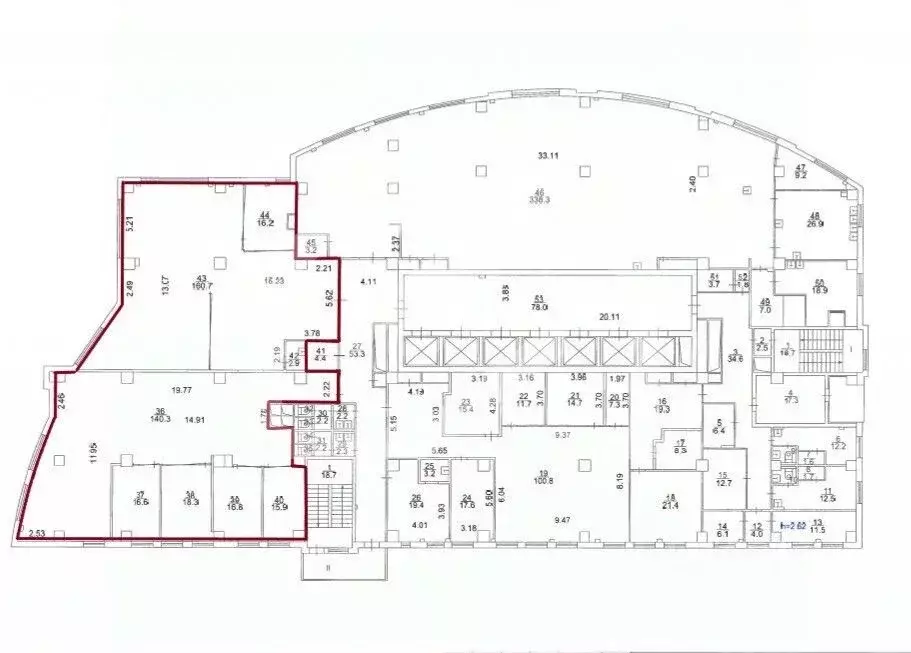 Офис в Москва ул. Ивана Франко, 8 (534 м) - Фото 2