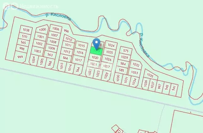 Участок в деревня Кисловка, СНТ Кисловское, Коралловая улица (14.3 м) - Фото 1