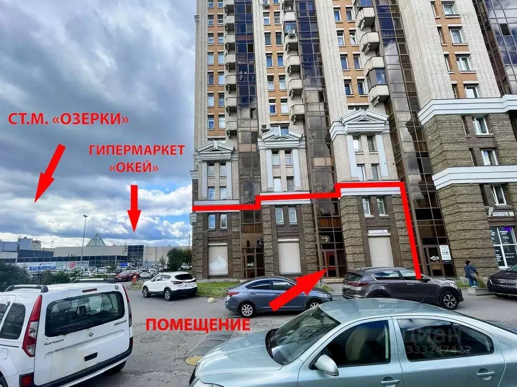 Помещение свободного назначения в Санкт-Петербург Выборгское ш., 5к1И ... - Фото 2