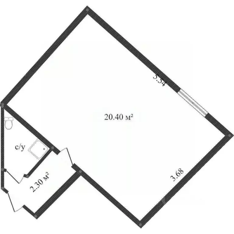 Студия Вологодская область, Вологда ул. Горького, 148 (24.6 м) - Фото 2