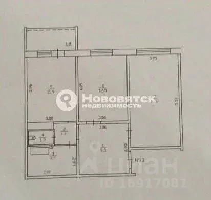 2-к кв. Кировская область, Киров ул. Грибоедова, 29 (58.3 м) - Фото 0