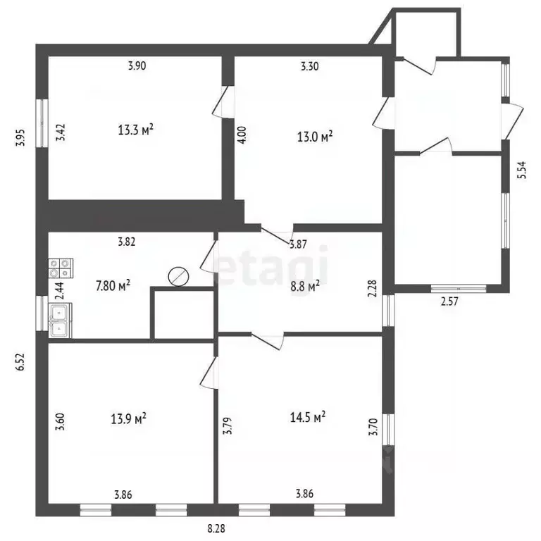 Дом в Ярославская область, Рыбинский муниципальный округ, д. Малая ... - Фото 1