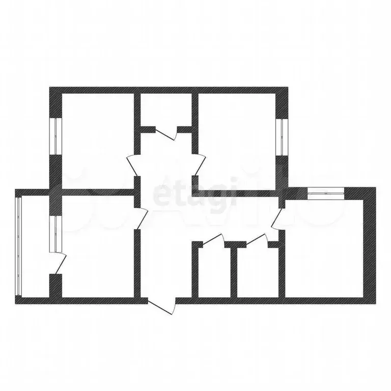 3-к. квартира, 71,2 м, 1/5 эт. - Фото 1