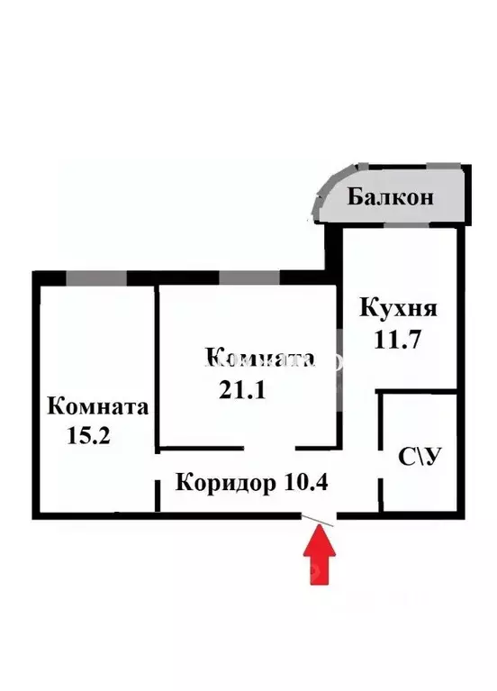 2-к кв. Москва ул. Грина, 18К1 (70.0 м) - Фото 1