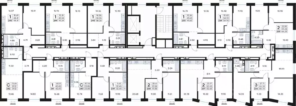 1-к кв. Приморский край, Владивосток Клуб 25 жилой комплекс, 1 (34.9 ... - Фото 2