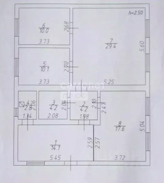 Дом в Астраханская область, с. Енотаевка ул. Зеленая, 4 (104 м) - Фото 1