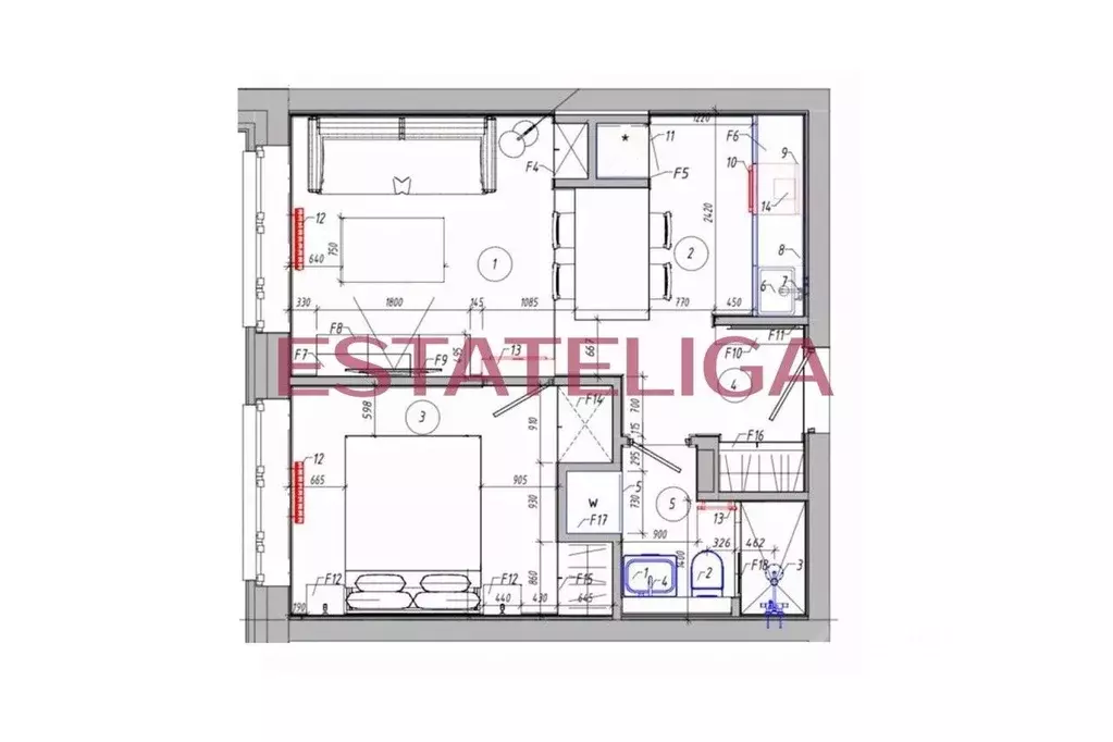 1-к кв. Москва Мосфильмовская ул., 98к2 (35.0 м) - Фото 2
