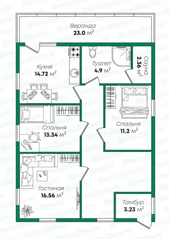 Дом в Кировская область, Киров ул. Вахринская, 12 (130 м) - Фото 2