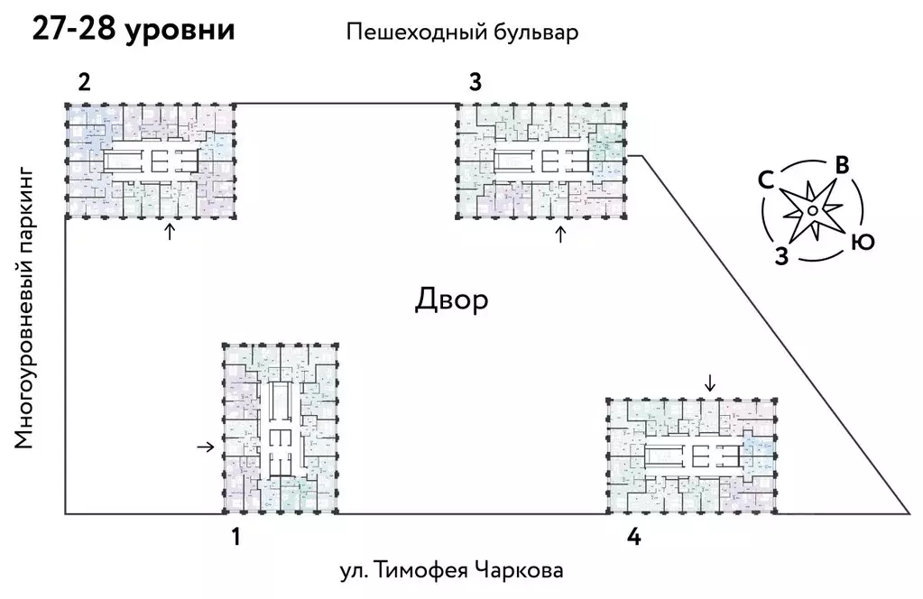 3-к кв. Тюменская область, Тюмень ул. Тимофея Чаркова, 93 (54.91 м) - Фото 1