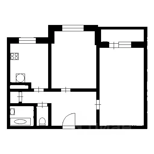 2-к кв. Санкт-Петербург Стародеревенская ул., 26К1 (58.0 м) - Фото 2