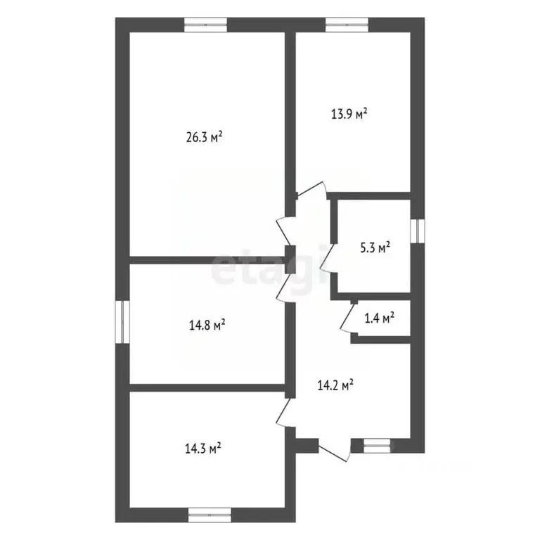 Дом в Воронежская область, с. Новая Усмань ул. Виноградная, 76 (90 м) - Фото 2