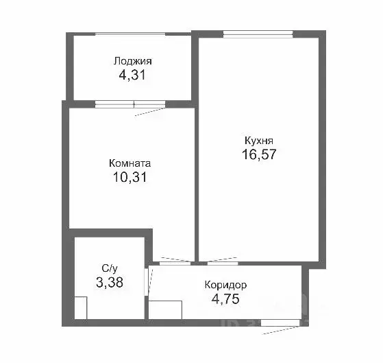 1-к кв. Санкт-Петербург пос. Шушары, ул. Нины Петровой, 8к1 (35.4 м) - Фото 1