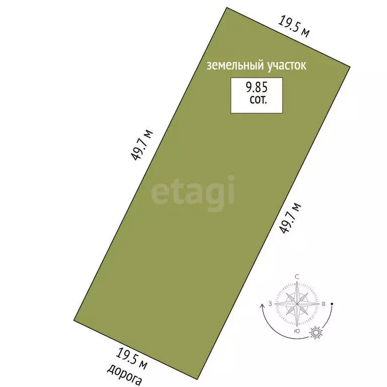 Участок в Темрюк, Весёлая улица (9.85 м) - Фото 0