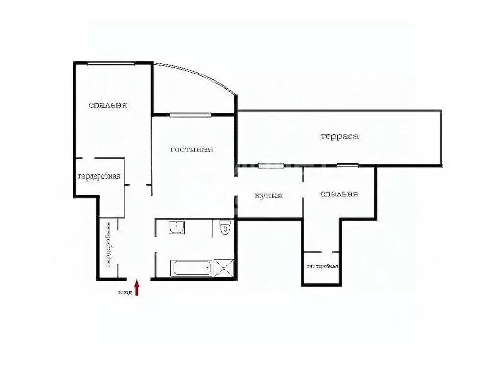 3-к кв. Санкт-Петербург Новочеркасский просп., 33к3 (102.0 м) - Фото 2