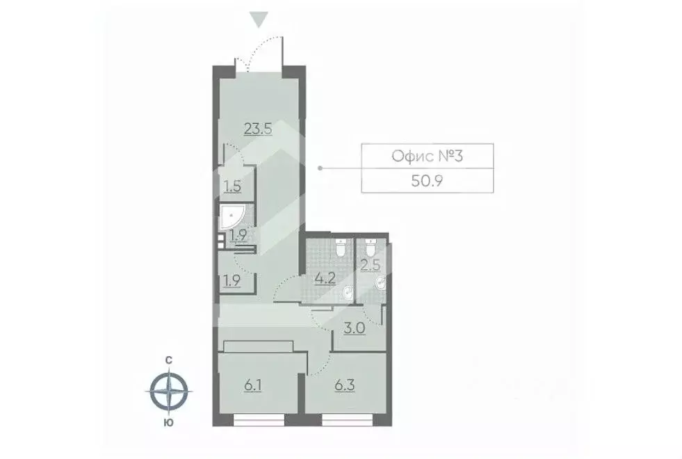 Помещение свободного назначения в Москва Производственная ул., 19к1 ... - Фото 2