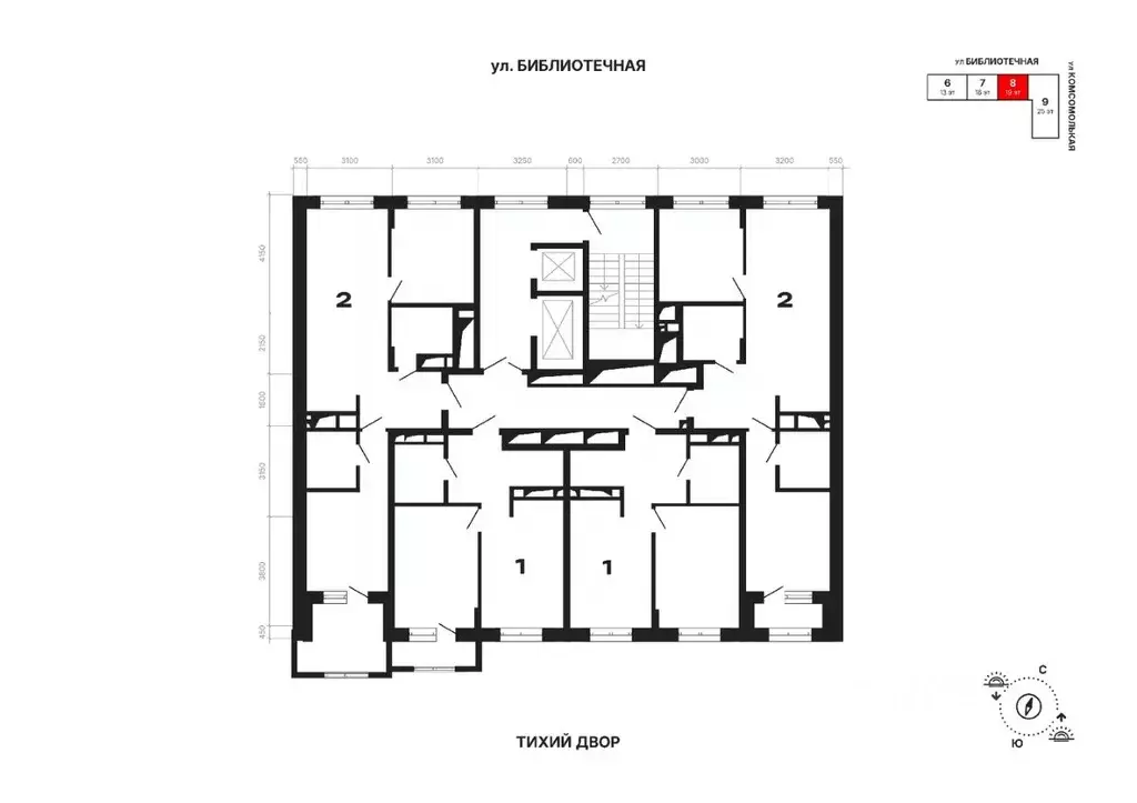 1-к кв. Свердловская область, Екатеринбург Втузгородок жилрайон,  ... - Фото 2