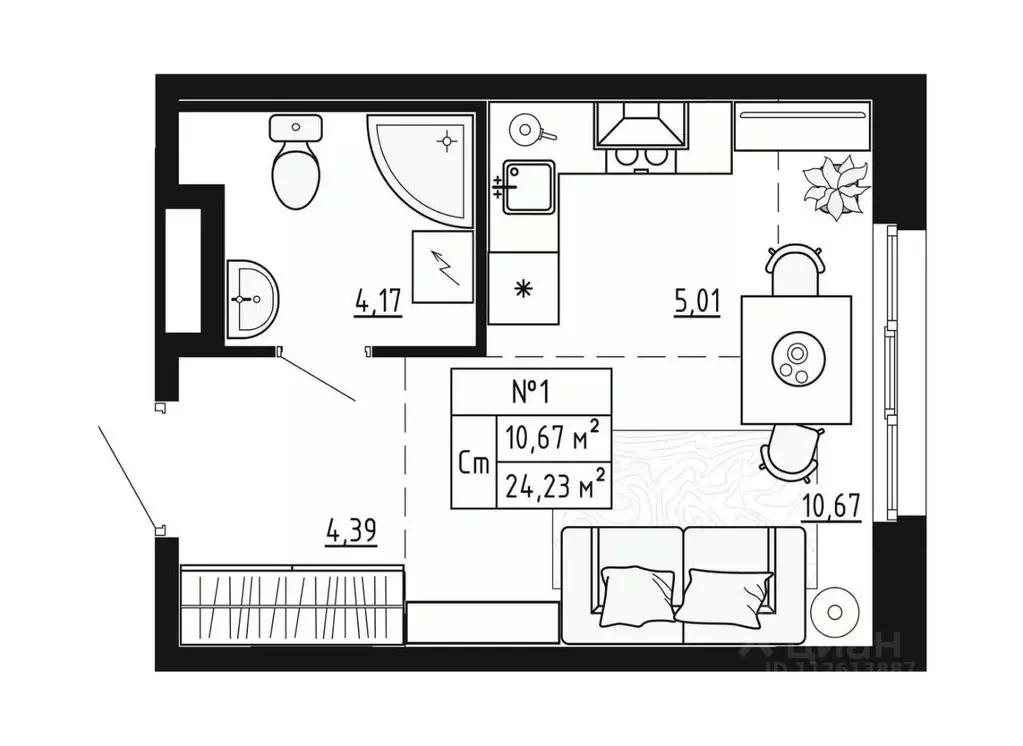 Студия Ленинградская область, Ломоносовский район, Аннинское городское ... - Фото 1