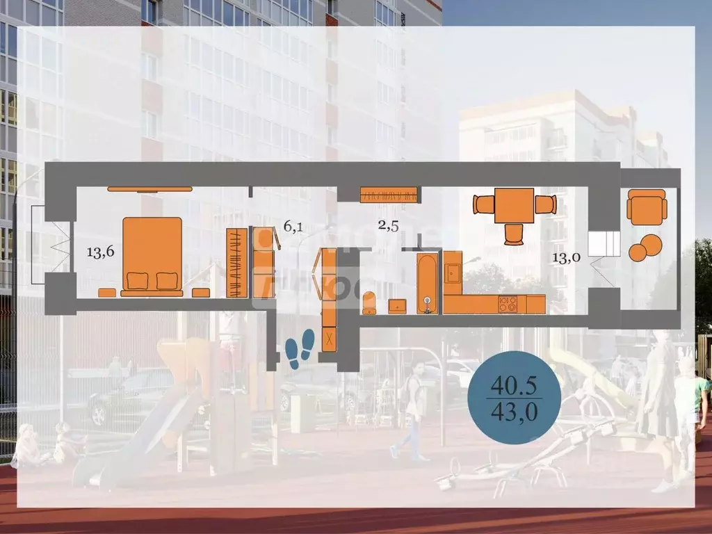 1-к кв. Амурская область, Благовещенский район, с. Чигири ул. ... - Фото 2