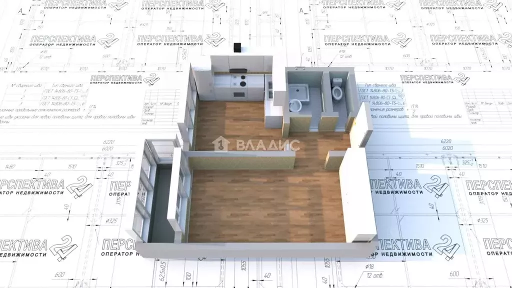 1-к кв. Иркутская область, Ангарск 18-й мкр, 9 (33.6 м) - Фото 2