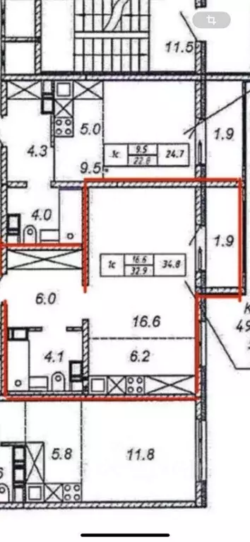 Студия Оренбургская область, Оренбург ул. Автомобилистов, 13 (32.0 м) - Фото 0