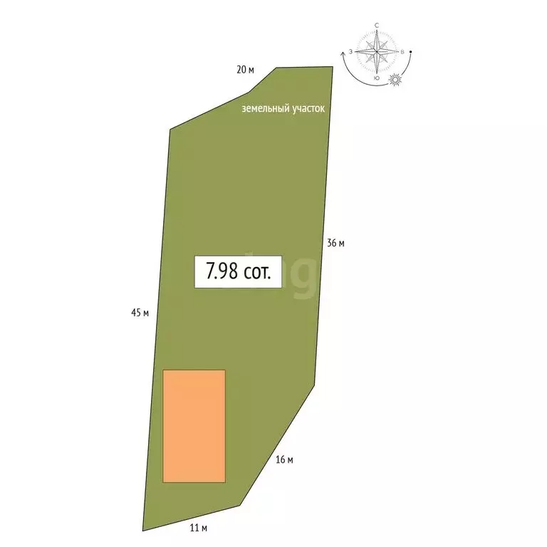 Дом в село Кызыл-Озек, Вахтинская улица (68.5 м) - Фото 1