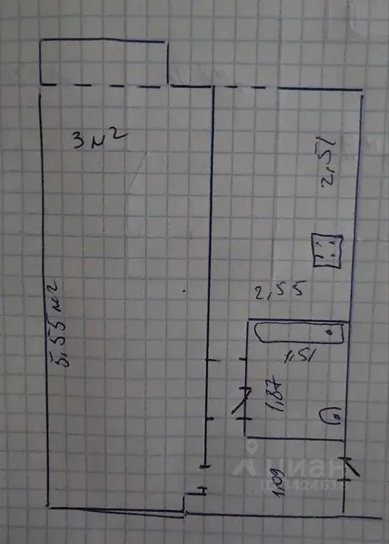 1-к кв. Тульская область, Тула ул. Вересаева, 4 (30.8 м) - Фото 2