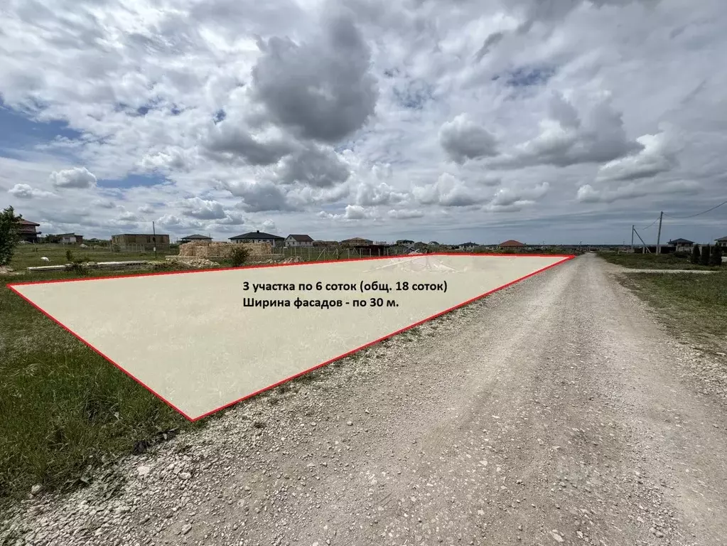 Участок в Крым, Симферопольский район, с. Мирное ул. Дмитрия Власенко ... - Фото 1