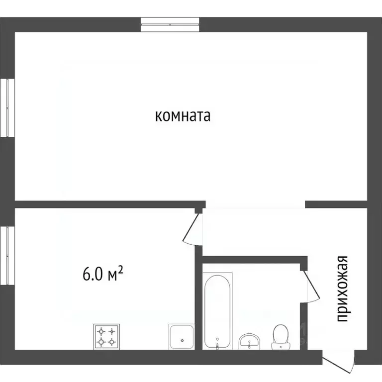 1-к кв. Бурятия, Улан-Удэ бул. Карла Маркса, 9 (32.0 м) - Фото 2