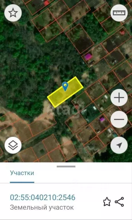 Участок в Башкортостан, Уфа № 34 ОСТ ОАО УМПО КС,  (15.0 сот.) - Фото 2