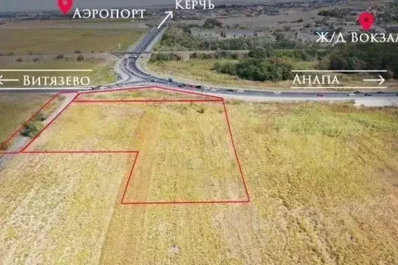 Участок в Краснодарский край, Анапа ш. Симферопольское (71.79 сот.) - Фото 2