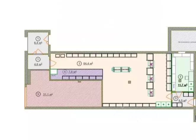Торговая площадь в Москва ул. Лескова, 2 (8 м) - Фото 0