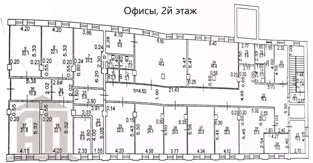 Офис в Тверская область, Тверь Александровский пер., 9 (450 м) - Фото 2