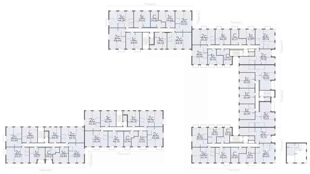 1-к кв. Тюменская область, Тюмень Гилевский жилрайон,  (43.75 м) - Фото 2