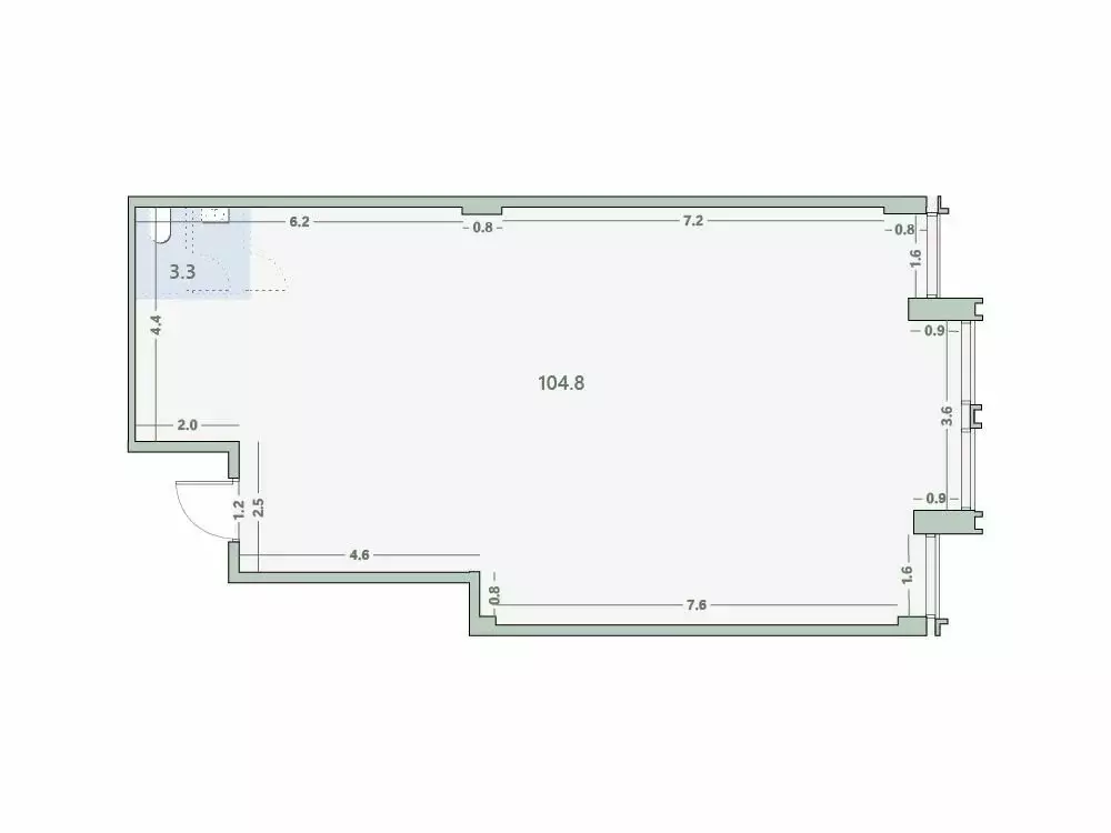 Офис (108.1 м) - Фото 1