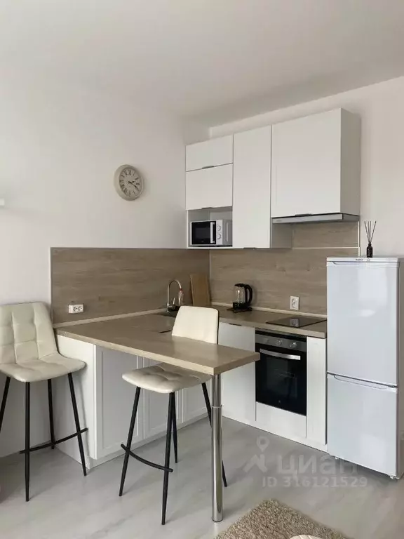 Студия Санкт-Петербург аллея Арцеуловская, 19 (24.5 м) - Фото 0