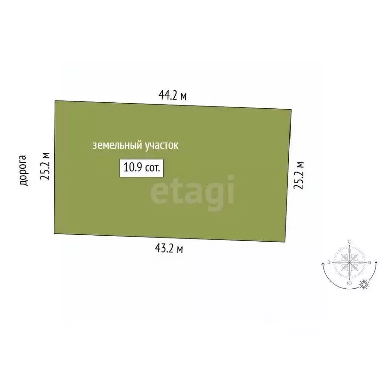 Участок в Тюменская область, Нижнетавдинский муниципальный округ, ... - Фото 2