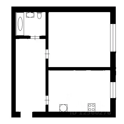 1-к кв. Севастополь ул. Вакуленчука, 28 (38.0 м) - Фото 1