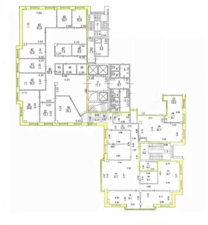 Помещение свободного назначения в Москва ул. Можайский Вал, 8Б (519 м) - Фото 2