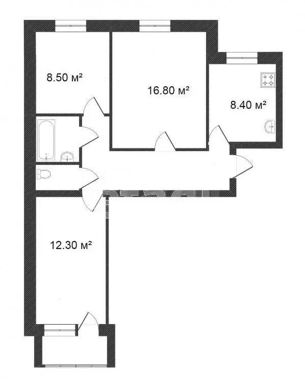 3-комнатная квартира: Вологда, Ленинградская улица, 85 (60 м) - Фото 0