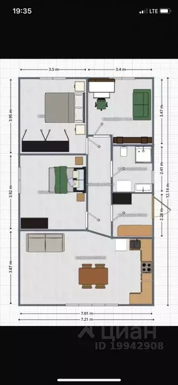 Дом в Краснодарский край, Темрюк ул. Калинина, 2 (82 м) - Фото 2