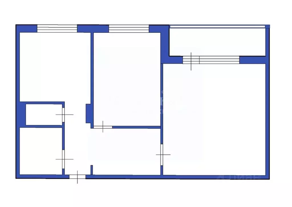 2-к кв. Кемеровская область, Кемерово Ленинградский просп., 38Б (51.6 ... - Фото 2