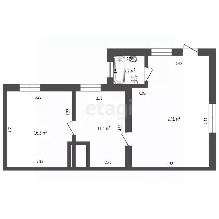 2-к кв. Крым, Феодосия наб. Черноморская, 30 (57.1 м) - Фото 1