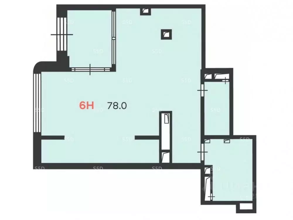 Помещение свободного назначения в Москва Сиреневый бул., 4/7 (78 м) - Фото 2