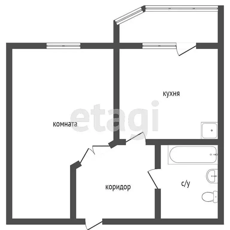 1-комнатная квартира: Благовещенск, улица Василенко, 3/2 (35 м) - Фото 0