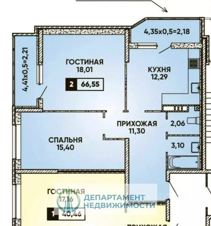 3-к кв. Краснодарский край, Краснодар ул. Имени Героя Георгия ... - Фото 1