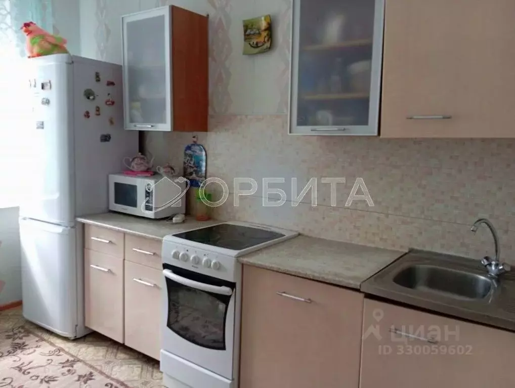 2-к кв. Тюменская область, Тюмень ул. Домостроителей, 38 (50.8 м) - Фото 1