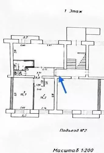 3-к. квартира, 70 м, 1/5 эт. - Фото 0