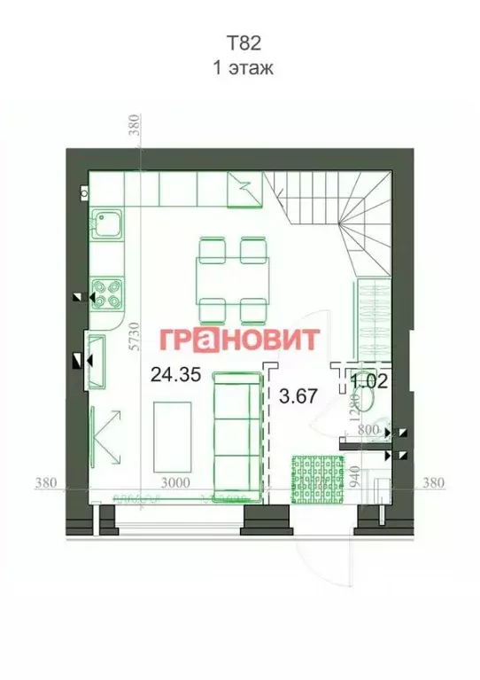 Таунхаус в Новосибирская область, с. Новолуговое, Березки-2 мкр, 5-й ... - Фото 1