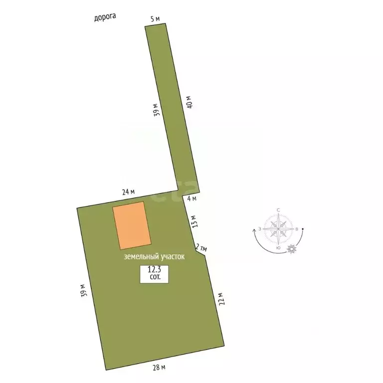 Дом в Крым, Сакский район, Лесновское с/пос, с. Владимировка ул. ... - Фото 2