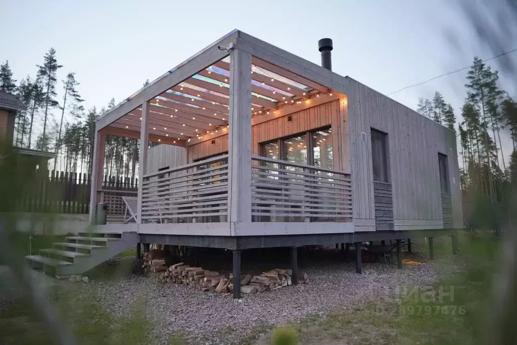 Дом в Ленинградская область, Выборгский район, Полянское с/пос, пос. ... - Фото 2